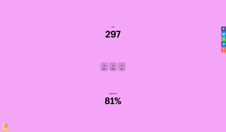 Color picker by Hex color