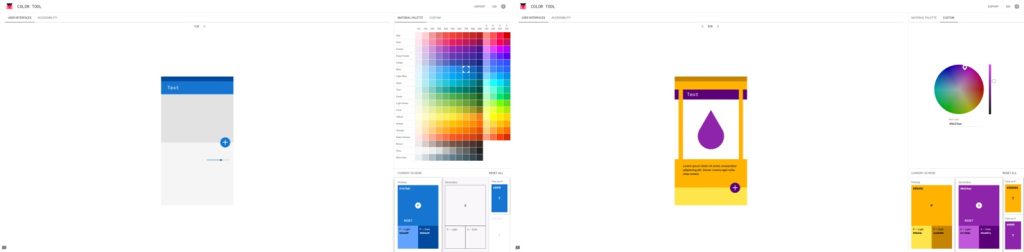 Material Design color tool